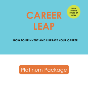Promotional image of the Career Leap Online Course Platinum Package, highlighting professional development and career advancement opportunities.